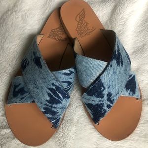 Ancient Greek sandals Thais Tie Dye